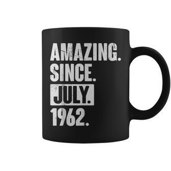 60 Year Old 60Th Birthday Gift Amazing Since July 1962 60Th Birthday Funny Gifts Coffee Mug | Mazezy DE
