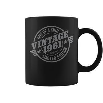 60 Year Old Car Lover Vintage Classic Car 1961 60Th Birthday Gift For Mens Coffee Mug | Mazezy