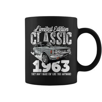 60Th Birthday Vintage Classic Car 1963 B-Day 60 Year Old Coffee Mug - Monsterry