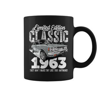 60Th Birthday Vintage Classic Car 1963 Bday 60 Year Old 60Th Birthday Funny Gifts Coffee Mug | Mazezy