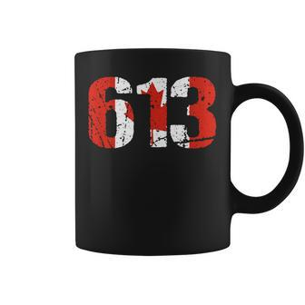 613 Ontario Area Code Canada Coffee Mug | Mazezy