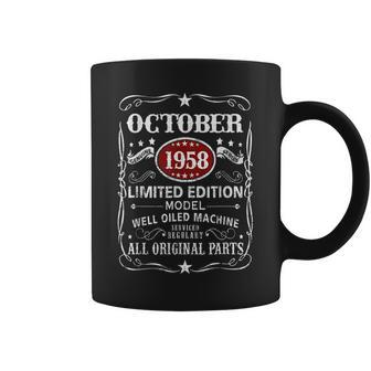 65 Years Old Vintage October 1958 65Th Birthday Coffee Mug - Thegiftio UK