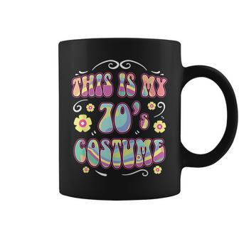 This My 70S Costume Hippie Colorful Flowers Halloween Halloween Coffee Mug | Mazezy