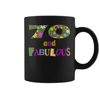 70Th Birthday 70 And Fabulous Party Coffee Mug | Mazezy