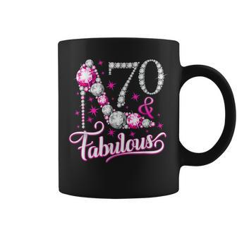 70Th Birthday Seventy And Fabulous Ladies Coffee Mug | Mazezy