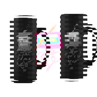 80S Cassette Tape Pencil 1980S Retro Vintage Music Coffee Mug