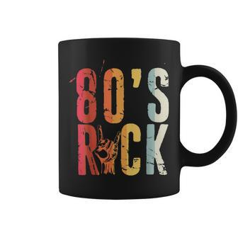 80S Rock Retro Vintage 80S Rock Fan Coffee Mug - Seseable