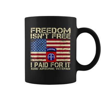 82Nd Airborne Division Veteran Freedom Isnt Free Coffee Mug | Mazezy