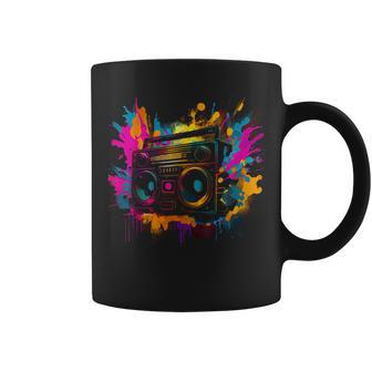 90S 80S Theme Party Outfit Tape Recorder Coffee Mug - Monsterry UK