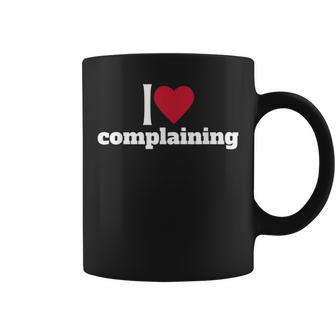 90S Aesthetic I Heart Complaining I Love To Complain Y2k Coffee Mug - Seseable
