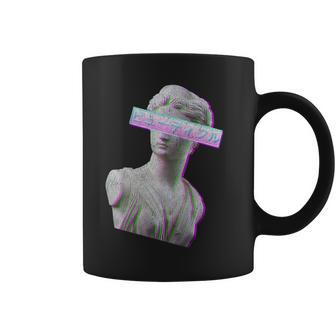 90S Retro Statue Japanese Otaku Grunge Aesthetic Vaporwave Gift For Women Coffee Mug - Thegiftio UK