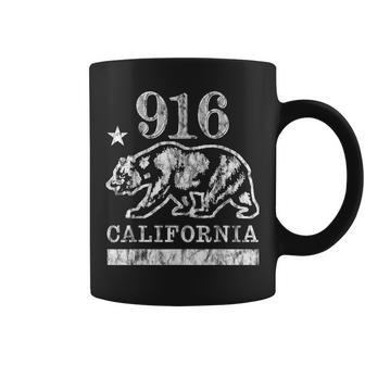 916 California Sacramento Roseville Folsom Coffee Mug | Mazezy