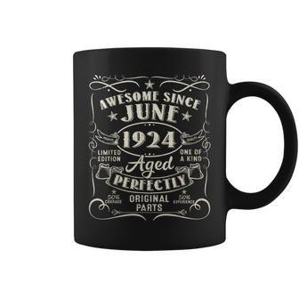 99 Year Old Awesome Since June 1924 99Th Birthday Coffee Mug | Mazezy