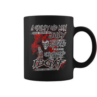 A Grumpy Old Man Was Born In July Gift For Mens Coffee Mug | Mazezy