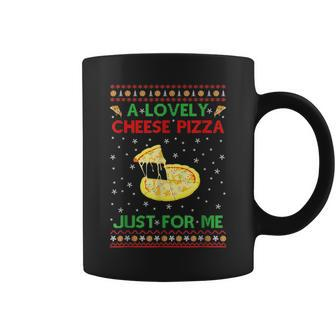 A Lovely Cheese Pizza Alone Funny Kevin X Mas Home Pizza Funny Gifts Coffee Mug | Mazezy