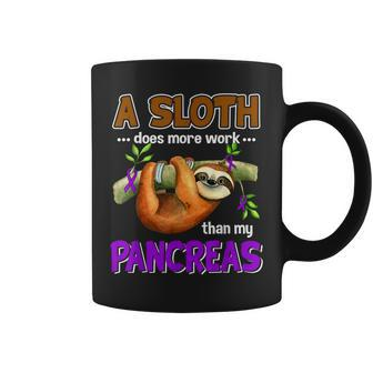 A Sloth Does More Work Than My Pancreas Diabete Coffee Mug - Thegiftio UK