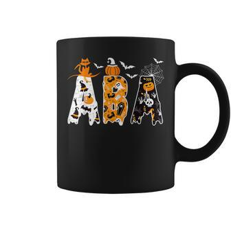 Aba Therapist Halloween Costume Rbt Future Bcba Sped Coffee Mug - Monsterry DE