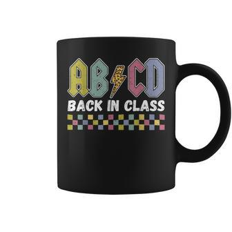 Abcd Back In Class Back To School Boys Girls Teachers Rock Coffee Mug - Seseable