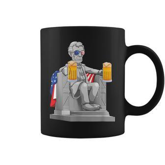Abe Lincoln T 4Th Of July Drinkin Memorial Coffee Mug | Mazezy UK