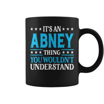 Abney Thing Surname Team Family Last Name Abney Coffee Mug | Mazezy