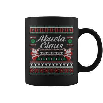 Abuela Claus Ugly Christmas Sweater Pajamas Pjs Coffee Mug - Monsterry AU