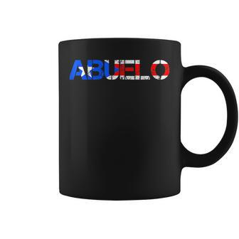 Abuelo Puerto Rico Flag Puerto Rican Pride Fathers Day Gift Coffee Mug - Seseable