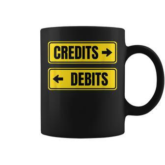 Accounting Debits Don't Equal Credits Road Sign Accountant Coffee Mug | Mazezy