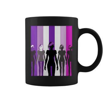 Ace Asexual Pride Ace Character In Asexual Flag Colors Coffee Mug | Mazezy