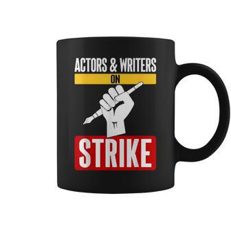 Actors And Writers On Strike Fair Wages I Stand With Wga Coffee Mug | Mazezy