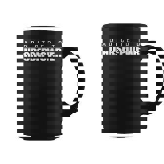 Addicted To Horsepower Street Drag Racing Outlaw Coffee Mug | Mazezy