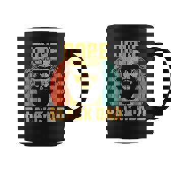 African American Father Dope Black Dad Fathers Day Coffee Mug | Mazezy