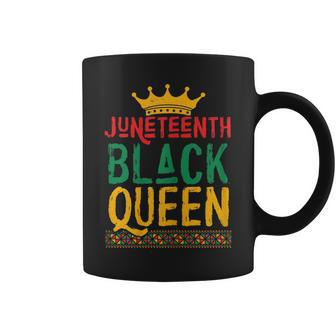 African American Junenth Black Queen Coffee Mug - Seseable