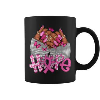 African Black Hope Breast Cancer Sunflower Hippie Coffee Mug - Monsterry CA