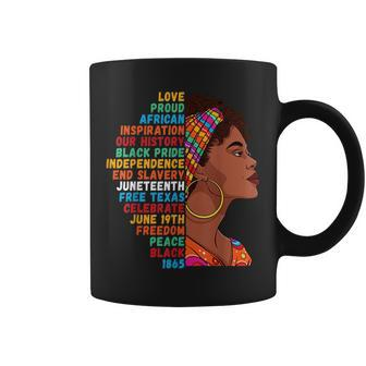 African Girl Junenth 19Th June 1865 - Black History Month Coffee Mug | Mazezy