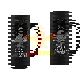 African Little Melanin Queen Junenth Girls Kids Toddler Coffee Mug | Mazezy