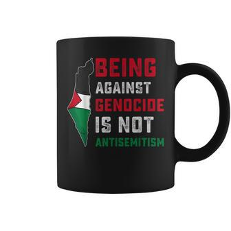 Being Against Genocide Is Not Antisemitism Support Palestine Coffee Mug - Monsterry DE