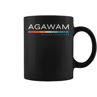 Agawam Ma Massachusetts Retro Coffee Mug | Mazezy
