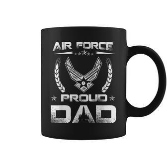 Air Force Family Proud Dad Us Air Force Stars Coffee Mug | Mazezy