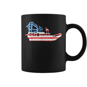 Airboat American Usa 4Th July Fanboat Swamp Air Boat Coffee Mug | Mazezy