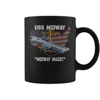 Aircraft Carrier Uss Midway Cva41 Cvb41 Veteran Sailor Dad Veteran Funny Gifts Coffee Mug | Mazezy