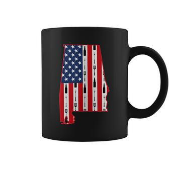Alabama Usa Flag Fourth July 4Th Fathers Day Bbq Beer Summer Beer Funny Gifts Coffee Mug | Mazezy