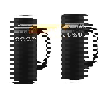 Alakanuk Ak Vintage Evergreen Sunset Eighties Retro Coffee Mug | Mazezy