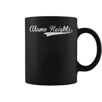 Alamo Heights Baseball Vintage Retro Font Coffee Mug | Mazezy