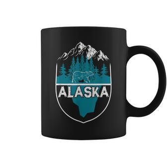 Alaska Bear | Nature Alaskan Mountains Coffee Mug - Seseable
