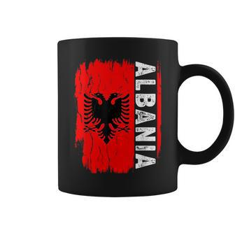 Albania Flag Albanian Family Sports Vintage Albania Coffee Mug - Seseable