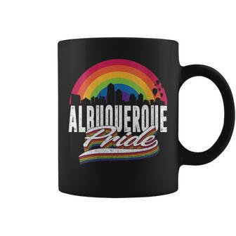 Albuquerque New Mexico Lgbt Lesbian Gay Bisexual Lgbtq Pride Coffee Mug | Mazezy
