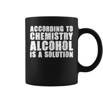 Alcohol Solution Hilarious Chemist Brewing Beer Coffee Mug | Mazezy