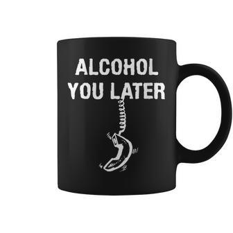 Alcohol You Later Funny Phone Cord Hilarious Joke Pun Parody Coffee Mug | Mazezy