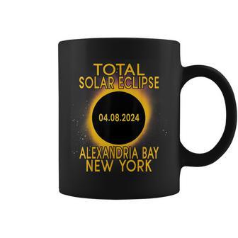 Alexandria Bay New York Total Solar Eclipse 2024 Coffee Mug | Mazezy