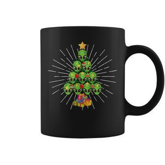Alien Christmas Tree Xmas Pajamas Pjs Space Christian Coffee Mug - Seseable